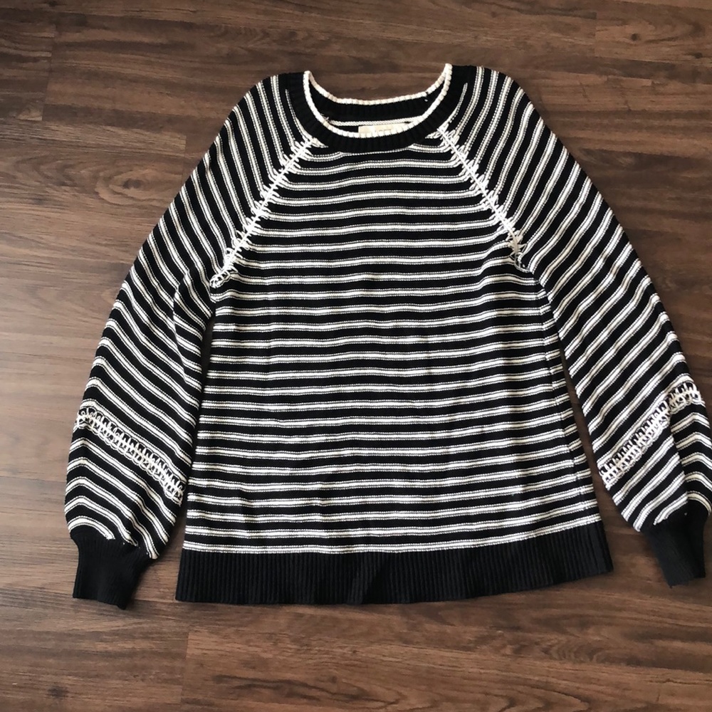LOFT STRIPED SWEATEE